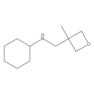 N-((3-Methyloxetan-3-yl)methyl)cyclohexanamine Structure