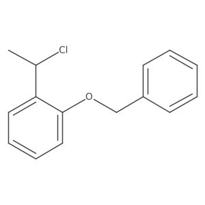 alpha-Methyl-2-(benzyloxy)benzyl chloride Structure