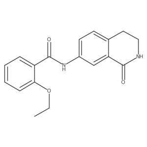 2-ethoxy-N-(1-oxo-1,2,3,4-tetrahydroisoquinolin-7-yl)benzamide结构式