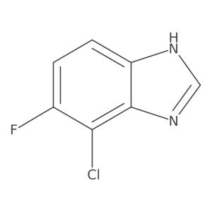 4-Chloro-5-fluoro-1H-benzo[d]imidazole Structure
