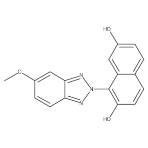 1-(5-Methoxy-2H-benzotriazol-2-yl)-2,7-naphthalenediol Structure