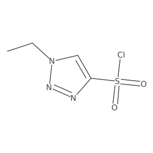 1-Ethyl-1H-1,2,3-triazole-4-sulfonyl chloride结构式