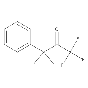 1,1,1-Trifluoro-3-methyl-3-phenylbutan-2-one结构式