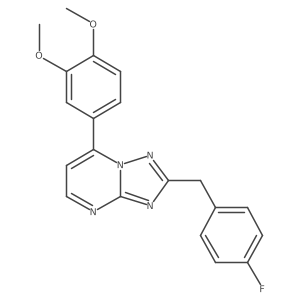 7-(3,4-Dimethoxyphenyl)-2-(4-fluorobenzyl)[1,2,4]triazolo[1,5-a]pyrimidine Structure