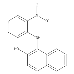 N-(2-nitrophenyl)-1-amino-2-naphthol结构式