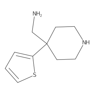 (4-(Thiophen-2-yl)piperidin-4-yl)methanamine Structure