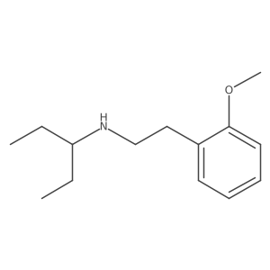 [2-(2-Methoxyphenyl)ethyl](pentan-3-yl)amine Structure