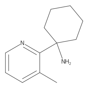 1-(3-Methylpyridin-2-yl)cyclohexan-1-amine结构式