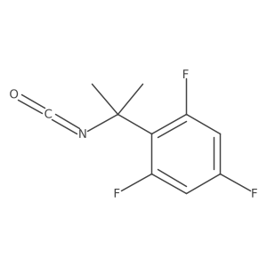 1,3,5-Trifluoro-2-(2-isocyanatopropan-2-yl)benzene结构式