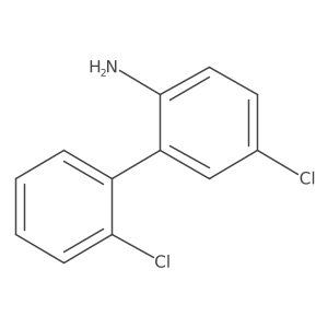 4-Chloro-2-(2-chlorophenyl)aniline结构式