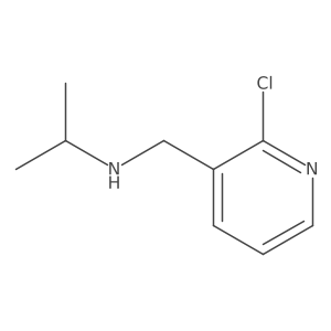 N-[(2-chloropyridin-3-yl)methyl]propan-2-amine Structure