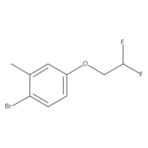 1-Bromo-4-(2,2-difluoroethoxy)-2-methylbenzene Structure