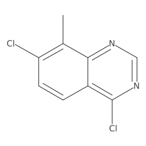 4,7-Dichloro-8-methylquinazoline结构式