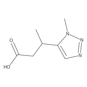 3-(1-methyl-1H-1,2,3-triazol-5-yl)butanoic acid Structure