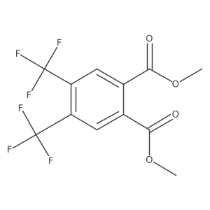 Dimethyl 4,5-bis(trifluoromethyl)phthalate结构式