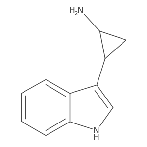 (1R,2S)-2-(1H-Indol-3-yl)-cyclopropylamine Structure