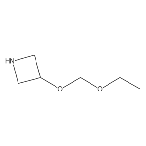 3-(Ethoxymethoxy)azetidine结构式