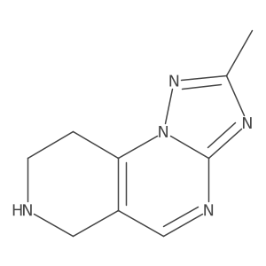 4-Methyl-2,3,5,7,11-pentaazatricyclo[7.4.0.0,2,6]trideca-1(9),3,5,7-tetraene结构式