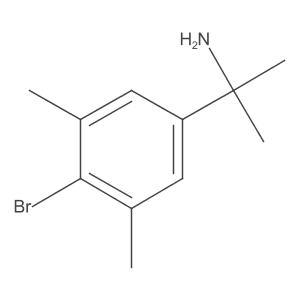 2-(4-Bromo-3,5-dimethylphenyl)propan-2-amine Structure