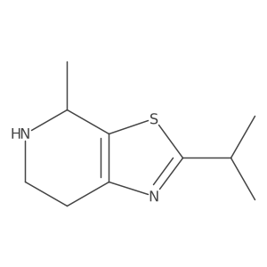 2-Isopropyl-4-methyl-4,5,6,7-tetrahydrothiazolo[5,4-c]pyridine结构式