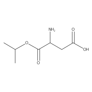 (S)-3-Amino-4-isopropoxy-4-oxobutanoic acid Structure