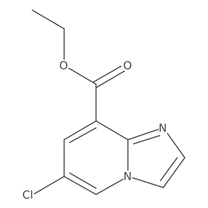 Ethyl 6-chloroimidazo[1,2-a]pyridine-8-carboxylate Structure