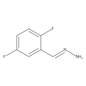 (2,5-Difluorobenzylidene)hydrazine结构式