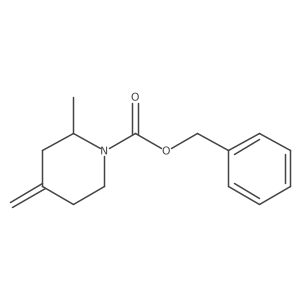Benzyl 2-methyl-4-methylenepiperidine-1-carboxylate结构式