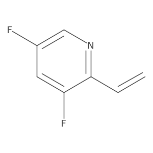 3,5-Difluoro-2-vinylpyridine Structure