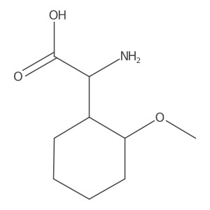 (2R)-2-Amino-2-(2-methoxycyclohexyl)acetic acid Structure