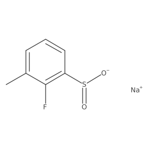 Sodium 2-fluoro-3-methylbenzene-1-sulfinate结构式