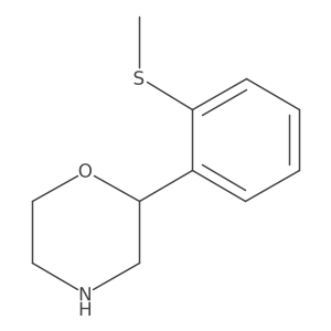 2-[2-(Methylsulfanyl)phenyl]morpholine结构式