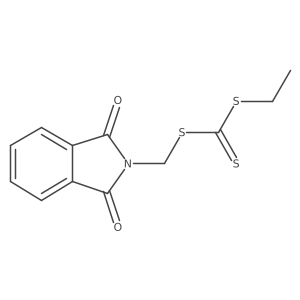 Carbonic acid, trithio-, ethyl ester, ester with N-(mercaptomethyl)phthalimide结构式