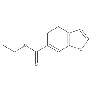 Ethyl 4,5-dihydrobenzofuran-6-carboxylate结构式