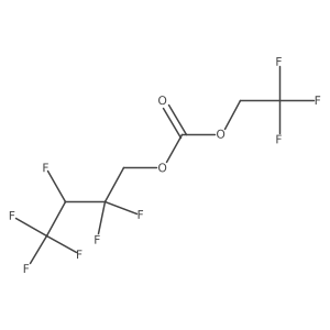 2,2,3,4,4,4-Hexafluorobutyl 2,2,2-trifluoroethyl carbonate结构式
