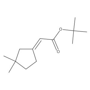 Tert-butyl 2-[(1z)-3,3-dimethylcyclopentylidene]acetate Structure