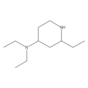 N,N,2-triethylpiperidin-4-amine Structure
