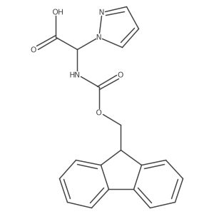 Fmoc-3-(1-Pyrazolyl)-D-Ala-OH Structure