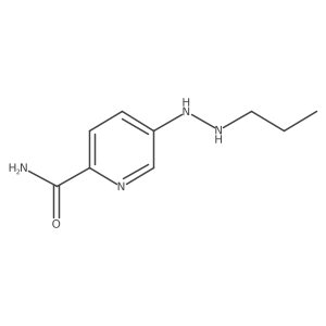 5-(2-Propylhydrazin-1-yl)pyridine-2-carboxamide Structure