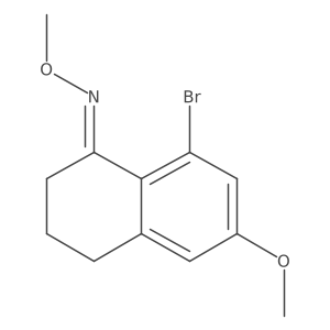 8-Bromo-6-methoxy-3,4-dihydronaphthalen-1(2H)-one O-Methyl Oxime Structure