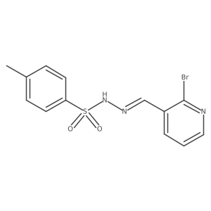 N-[(Z)-(2-bromopyridin-3-yl)methylideneamino]-4-methylbenzenesulfonamide结构式