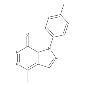 4-methyl-1-(4-methylphenyl)-7aH-pyrazolo[3,4-d]pyridazin-7-one Structure