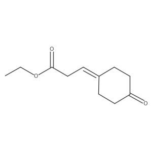 Ethyl 3-(4-oxocyclohexylidene)propanoate结构式