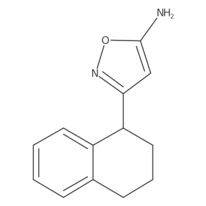 3-(1,2,3,4-Tetrahydronaphthalen-1-yl)-1,2-oxazol-5-amine Structure