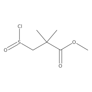 Methyl 2,2-dimethyl-3-sulfinopropanoate结构式