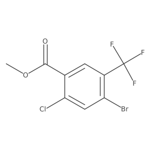 Methyl 4-bromo-2-chloro-5-(trifluoromethyl)benzoate Structure