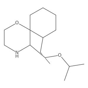 7-Ethyl-5-[(propan-2-yloxy)methyl]-1-oxa-4-azaspiro[5.5]undecane结构式