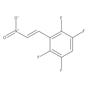 1,2,4,5-Tetrafluoro-3-(2-nitroethenyl)benzene Structure