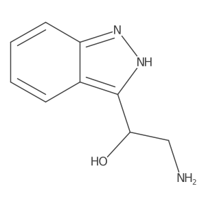 (1S)-2-amino-1-(1H-indazol-3-yl)ethan-1-ol Structure