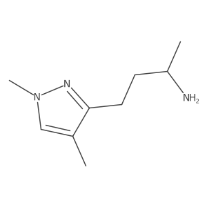 (2S)-4-(1,4-dimethyl-1H-pyrazol-3-yl)butan-2-amine Structure